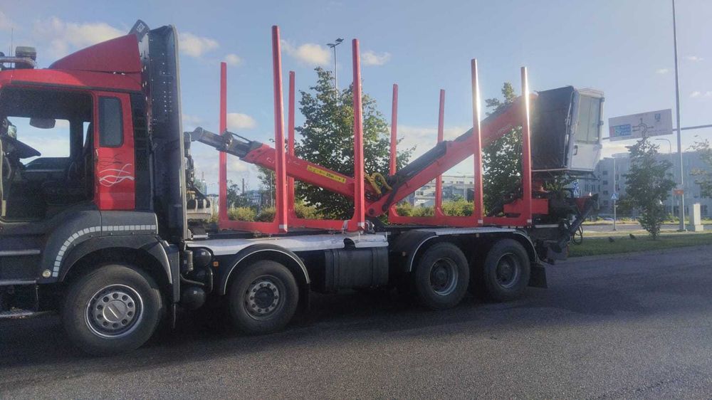 Forestier Man Tgs 33.500, macara Epsilon Q150L