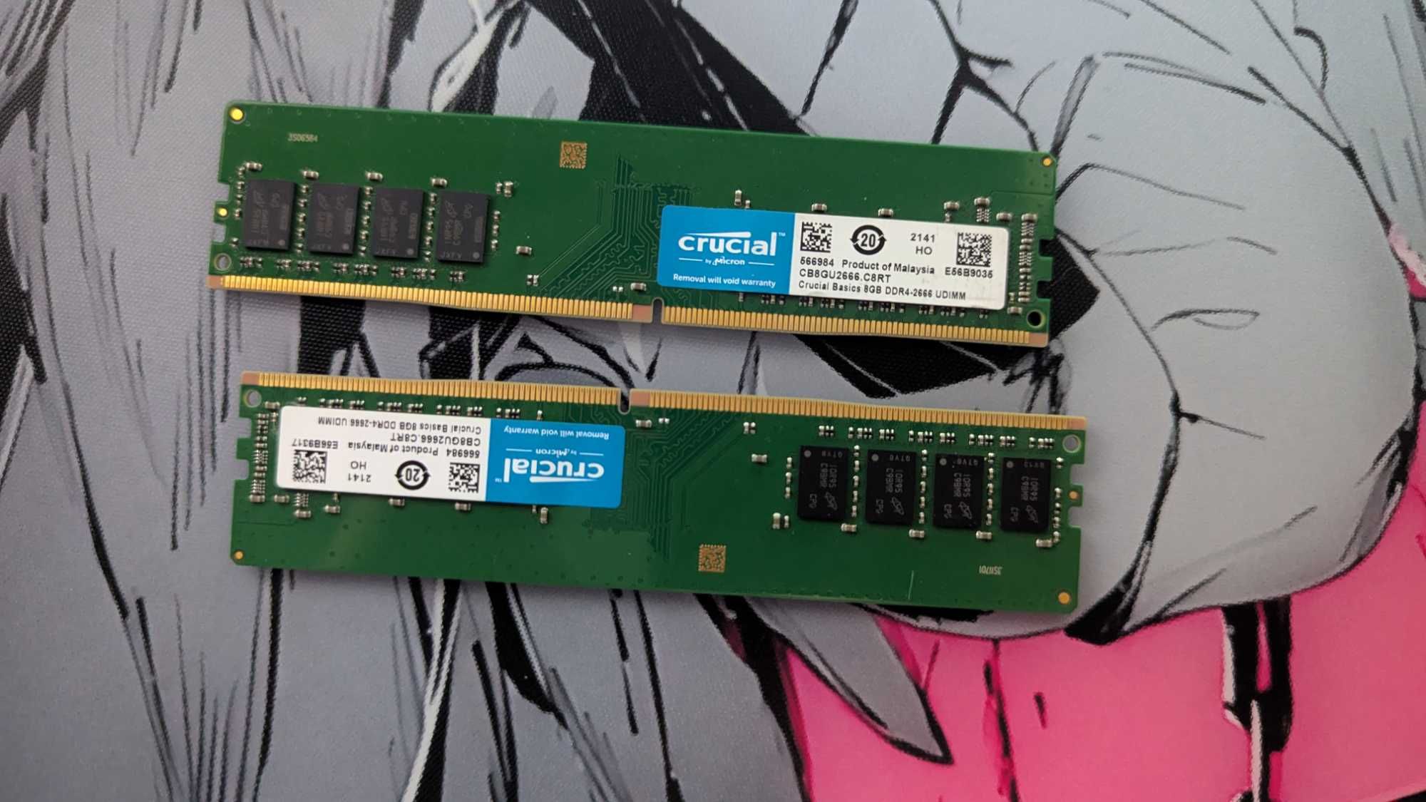 ОЗУ DDR4 8GB 2666Mhz Lexar / Crucial