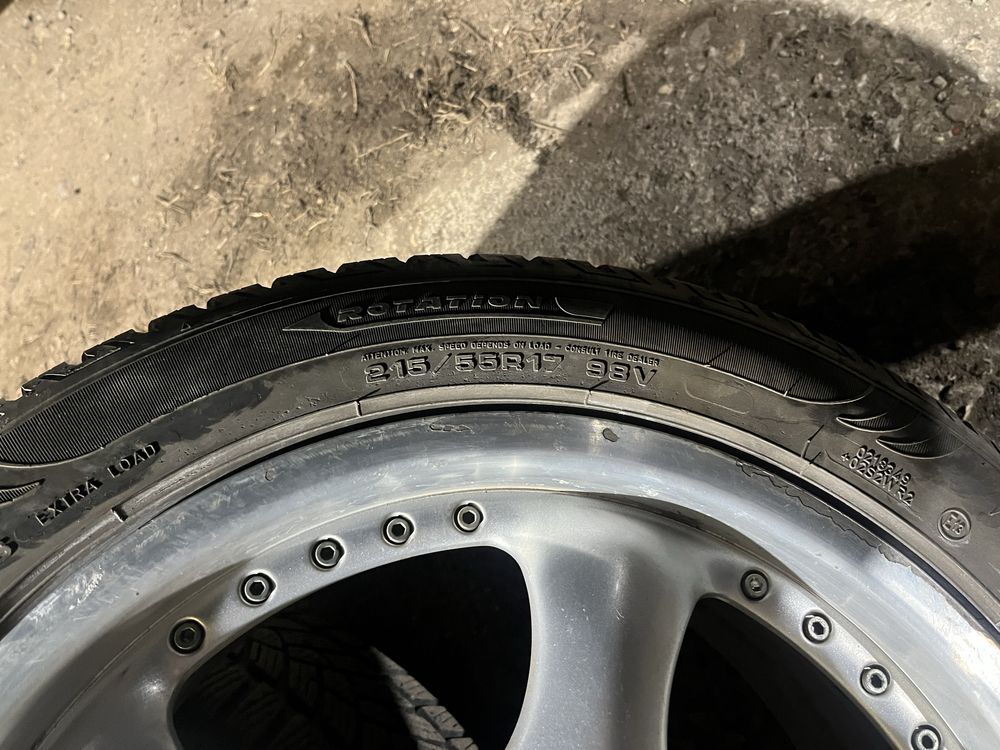 Джанти AEZ Germany с хубави гуми 215/55/17 5x120