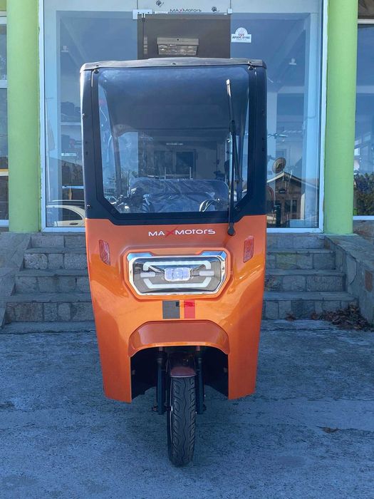 Електрическа триколка с таван MaxMotors 2000W/60V/25AH - ORANGE