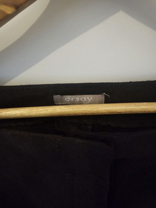 Pantalon negru/ bleumarin 38 40 mar m orsay zara