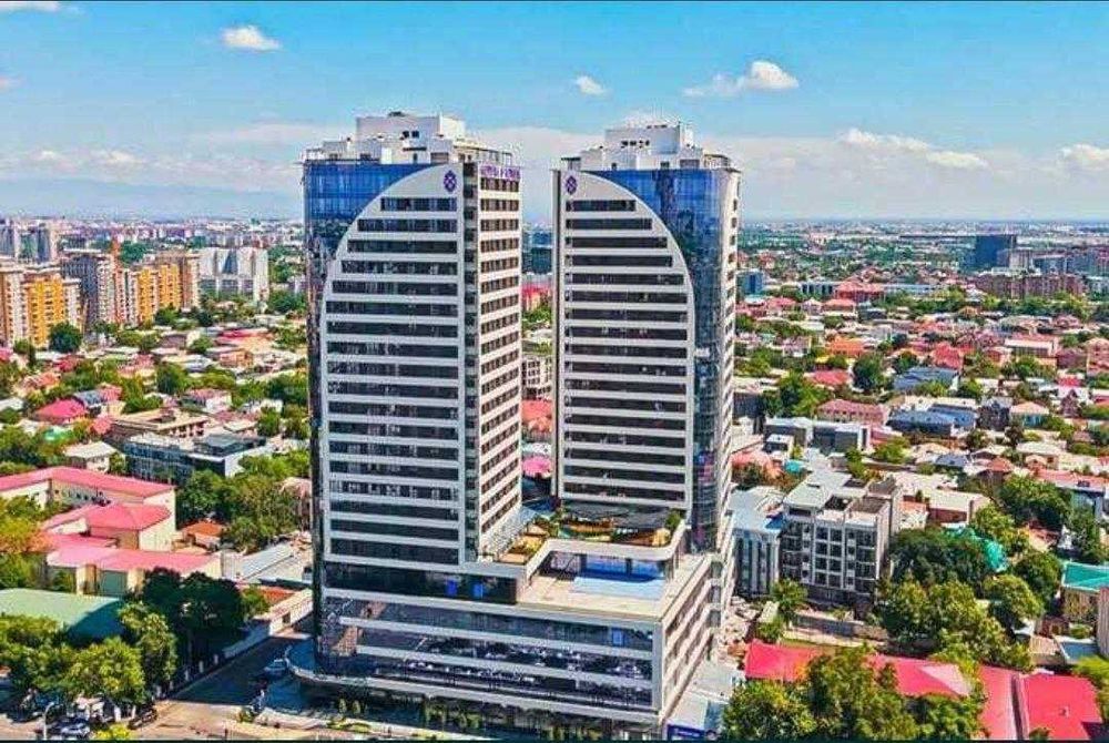 Modera Towers! Коробка 50м2 вид на Nest One для Инвестиции! ID09