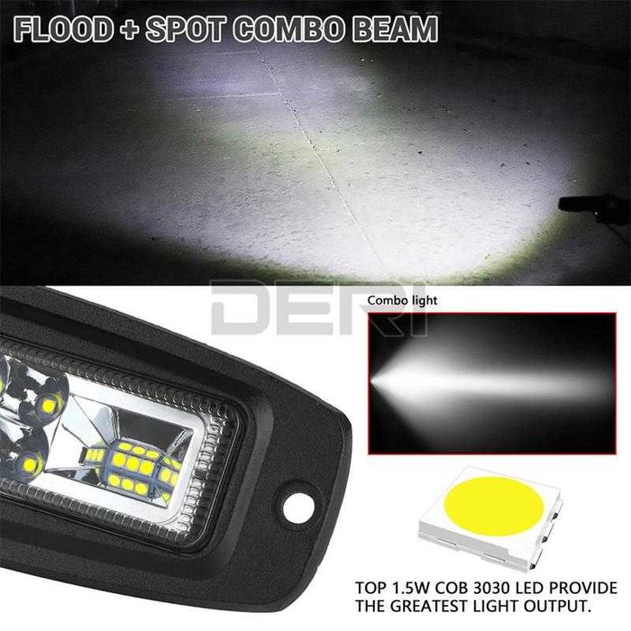 Диоден Халоген за вграждане LED 48W 12/24V-YF306