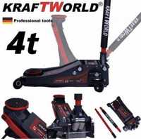 Немски нископрофилен крик KraftWorld 4 тона с две помпи Професионален