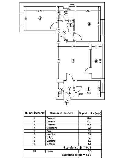 Apartament 3 camere —Colentina / Obor — 10 min metrou