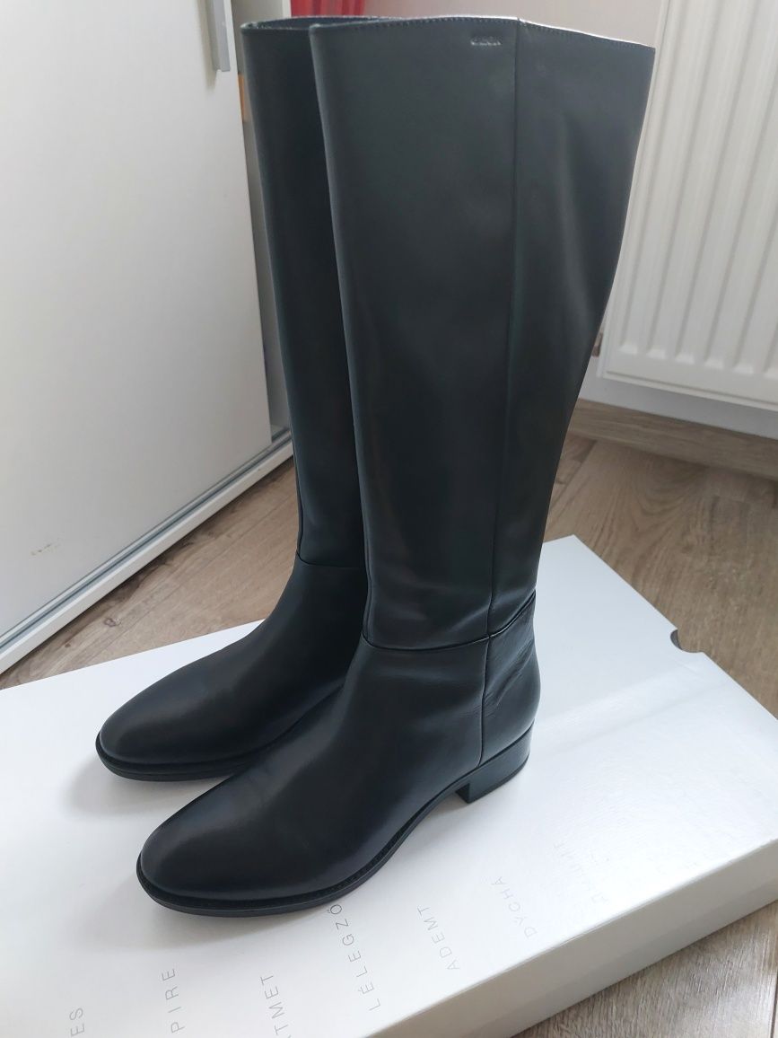 Cizme piele Geox 40 purtate o data