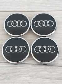 Capace-Jante-61-MM-Sigla-Logo-Audi-A1-A3-A4-A5-A6-A7-A8-Q3-Q5-Q7-Sline