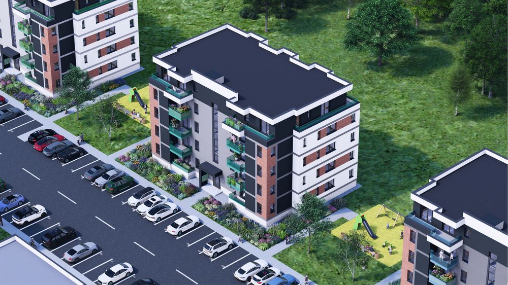 Apartamente de vanzare direct de la dezvoltator, Paulestiului - 49900€