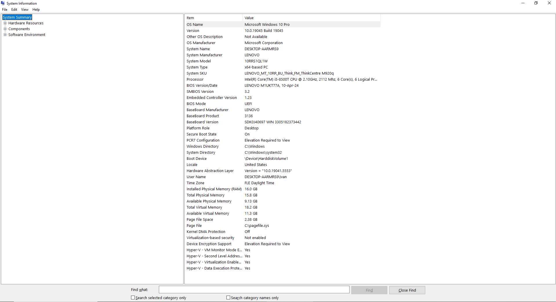 Lenovo ThinkCentre m920q
