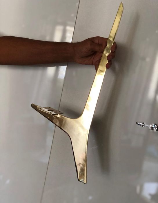 Mid century picioare mobila gold