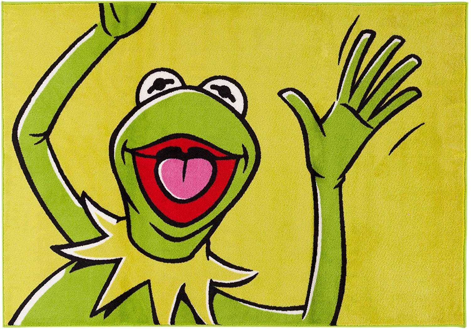 Нов Детски килим 100x150 cm Disney Muppets Kermit, зелен