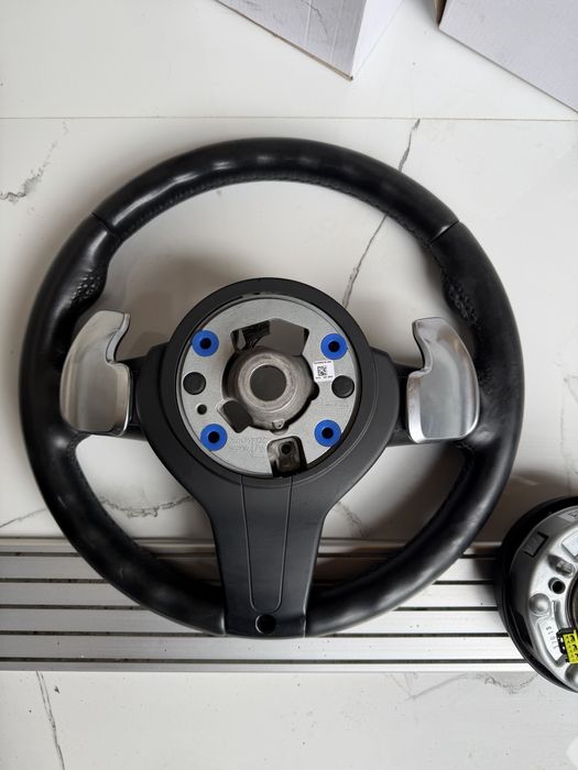 Volan M pachet cu padele original LCI BMW F10 F11 F07 F01 F02 F06