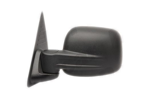 Oglinda exterioara Jeep Cherokee/Liberty (Kj), 09.2001-01.2008, Jeep Cherokee/Liberty (Kj), 09.2001-01.2008 , partea Stanga, culoare sticla crom, sticla plana, cu carcasa neagra, cu incalzire, ajustare ele