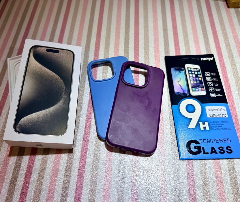 iPhone 15 Pro 512GB, SIM fizic + eSIM, stare foarte bună