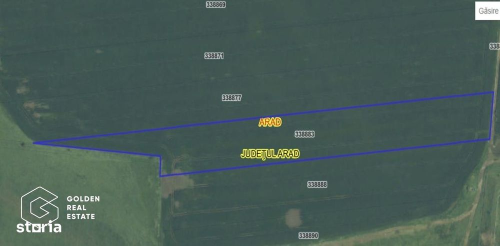 Teren extravilan agricol, 17.199mp, la iesirea din Arad spre Sofronea