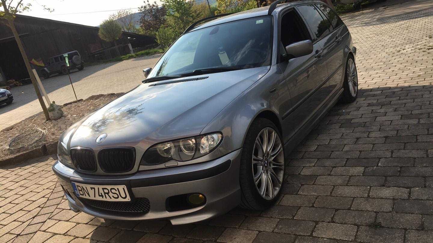 Bara Fata BMW E46 M Tech2 Bandouri Grile Suport Numar Proiectoare