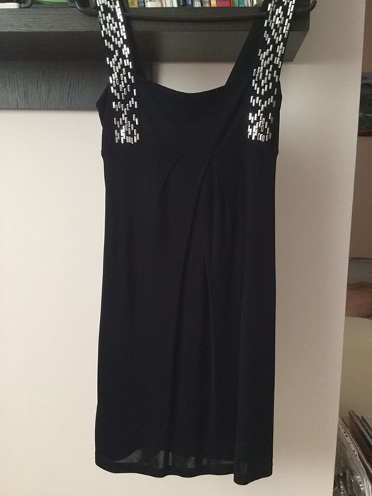 Черна рокля Versace