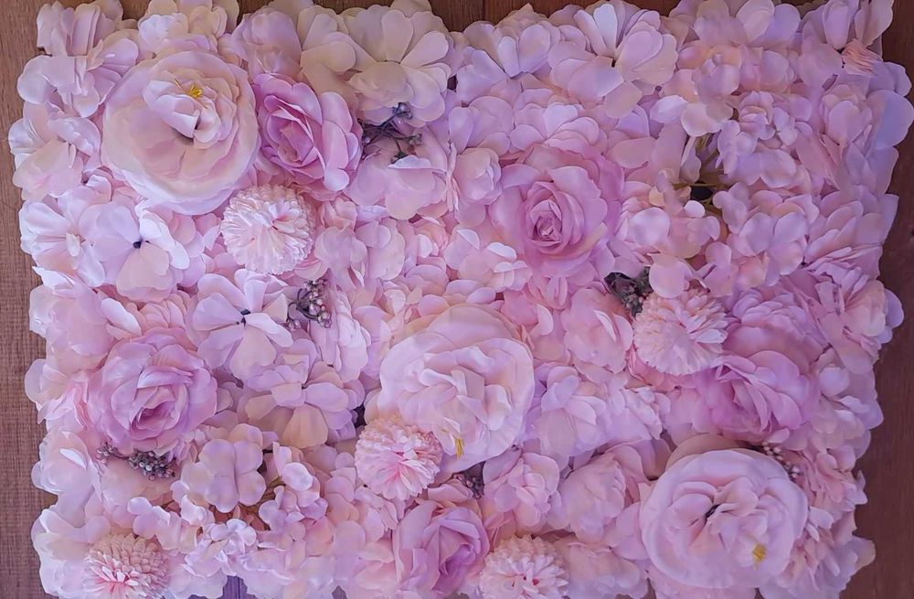 Изкуствени цветя панел стенен