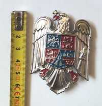 Emblema metalica Vultur Insigna cuc coifura Vama dim. 4,5x6,5cm