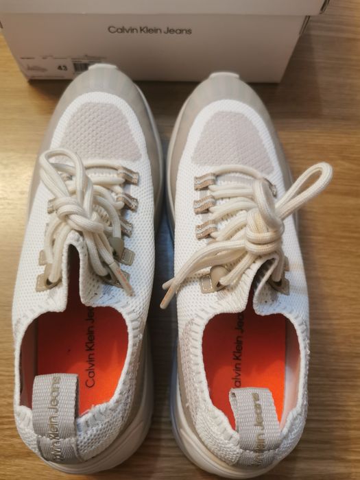 Pantofi Sport casual Calvin Klein culoarea bej masura 43