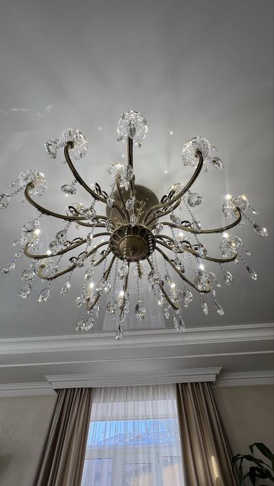 Люстра хрусталь большая