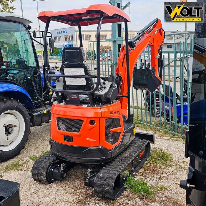 Мини багер 2 тона, с кабина, чупеща стрела, NT-E20