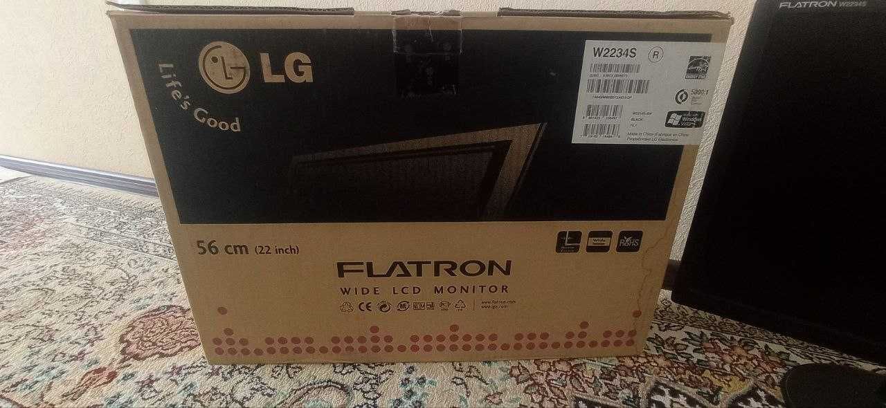 Монитор LG Flatron W2234S 22 Дюмовый (Оригинал) есть торг