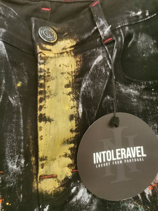 Blugi damă pictați Intoleravel 32/40