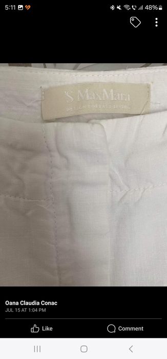 Pantaloni scurti din in MaxMar.a