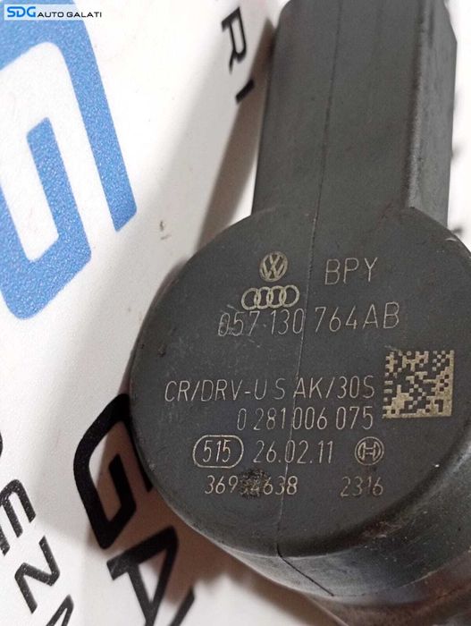 Rampa Presiune Injectoare cu Senzor Senzori Regulator Skoda Fabia 2 1.2 TDI CFF 2007 - 2015 Cod 057130764AB R03L125C 03l089N [M4256]