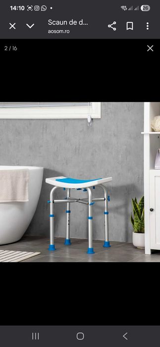 Scaun de duș pentru vârstnici