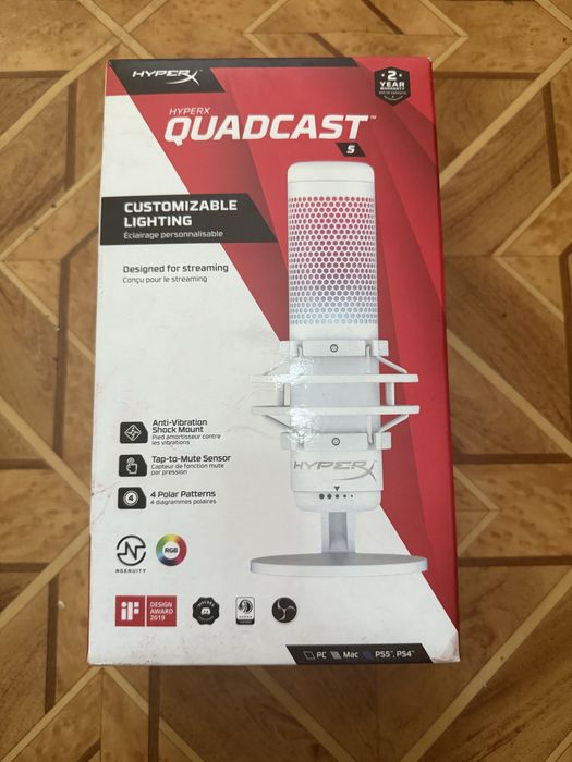 Микрофон HyperX Quadcast S