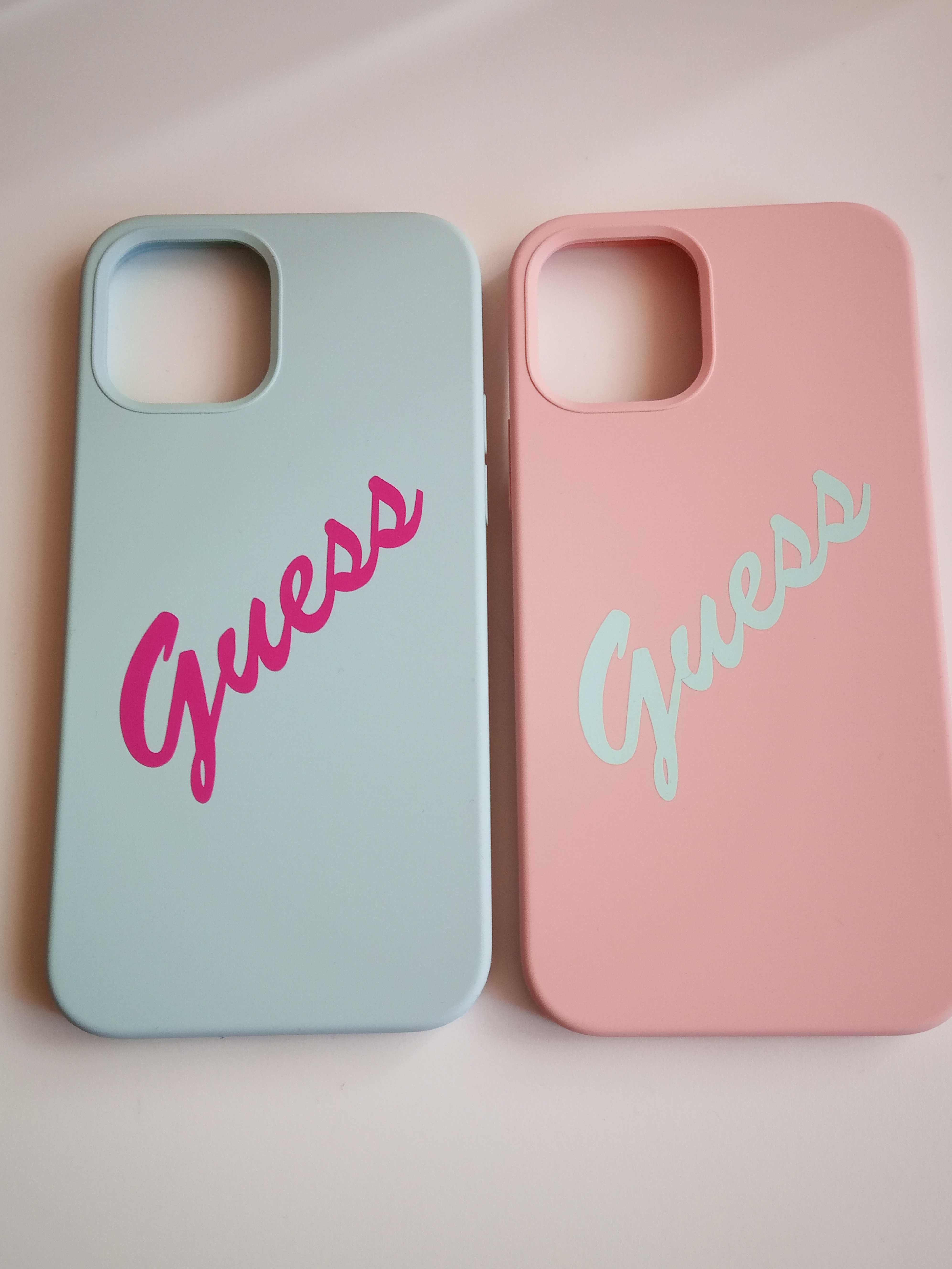 Гръб Guess Silicone Vintage за iPhone 12, iPhone 12 Pro