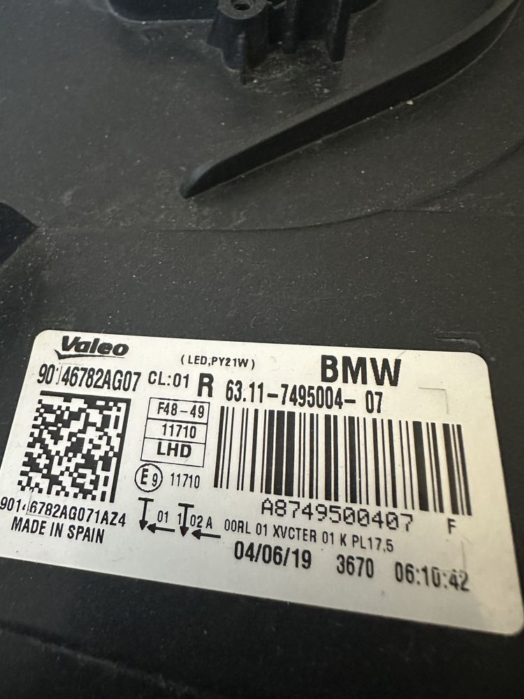 Фарове фар BMW X1 F48 БМВ Х1 Ф48 Перфектни