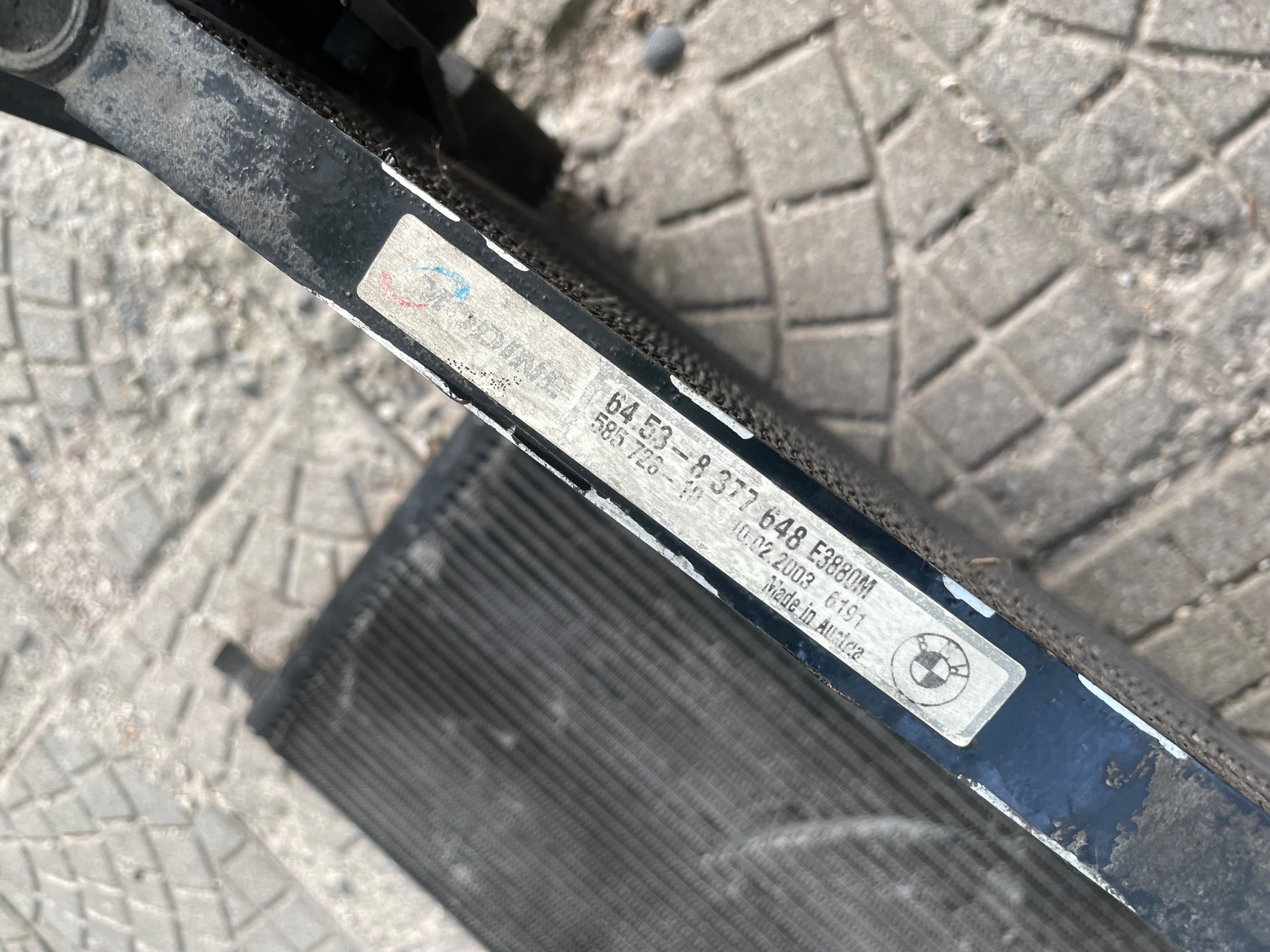 Климатичен радиатор бмв е46 320-330д 136/184 коня