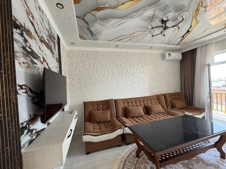 77 м² Новая и шикарная 3х комнатная квартира в ЖК Мусаффо Осмон