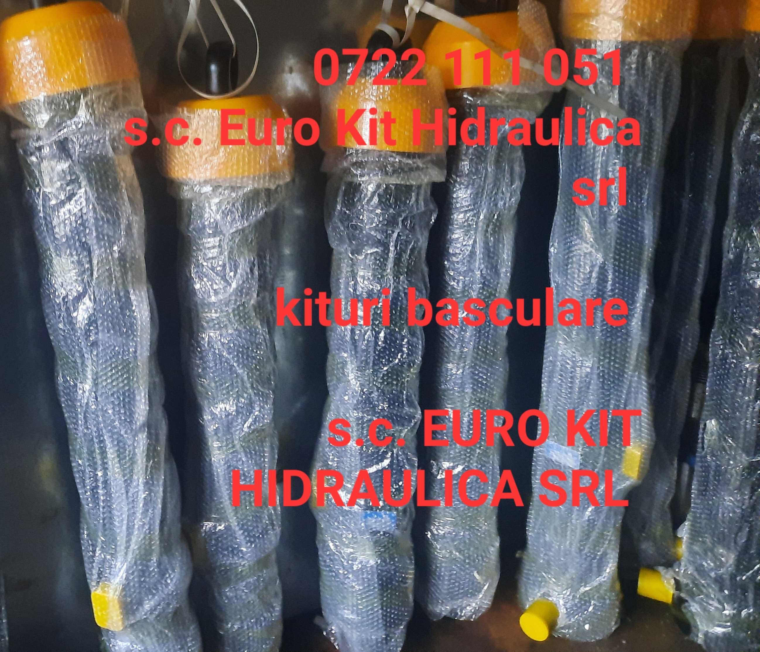 Distribuitor si pompa basculare camion-kit hidraulic comanda  pneumat