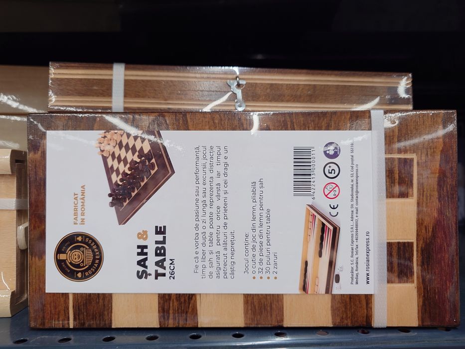 Joc de șah și table Medias 26cm, nou sigilat