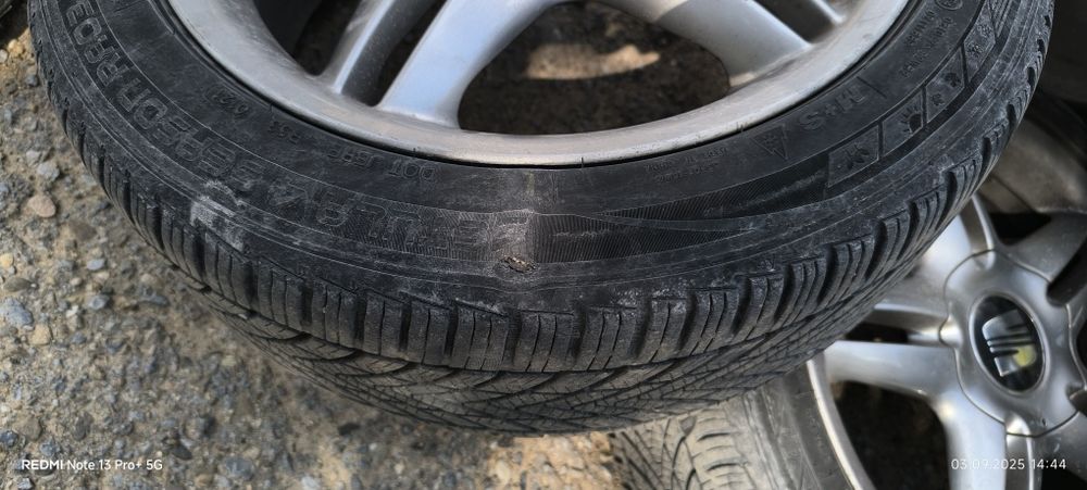 Оригинални джанти с гуми Seat 17 5x100 57,1