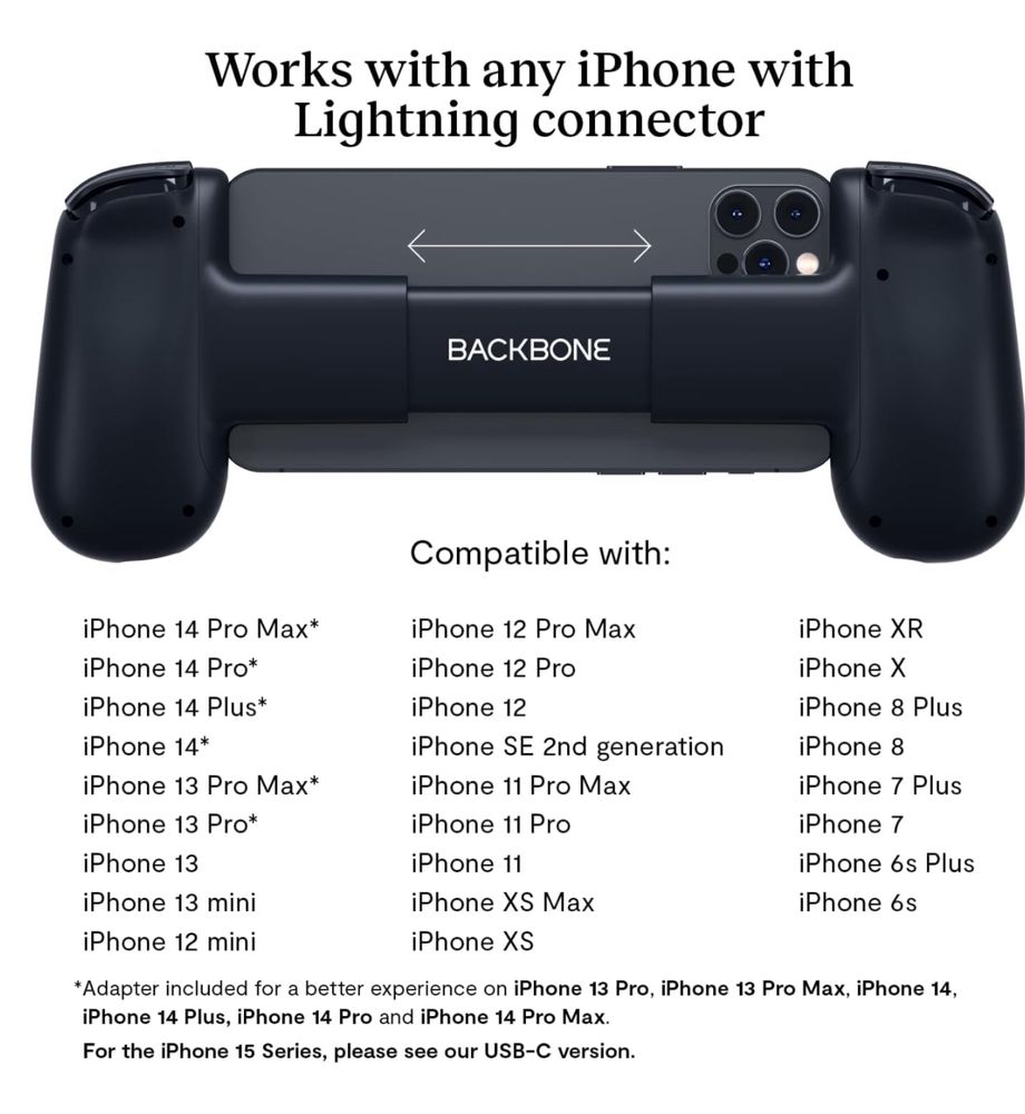 Чисто нов Backbone One Контролер за iPhone