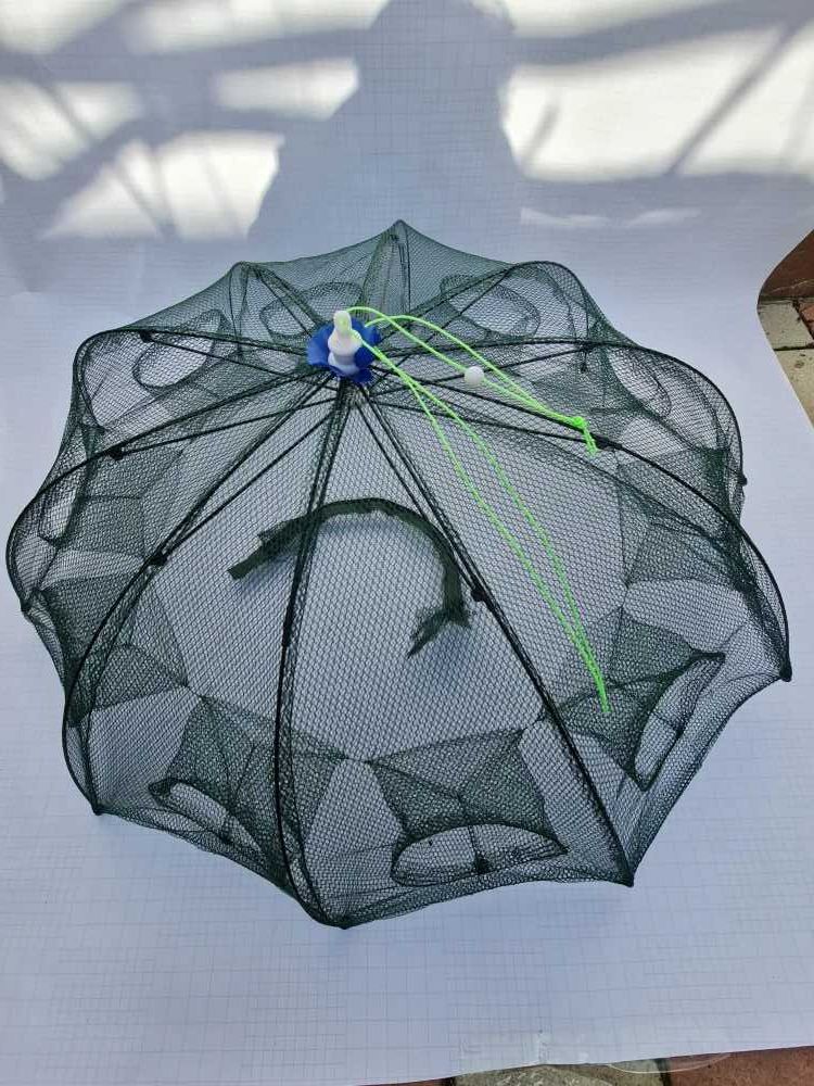 HALAU Varsa tip umbrela pentru raci si pestisori cu 10 intrari 90x90cm