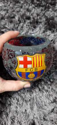 Lampa pt lumanare FC Barcelona - originala