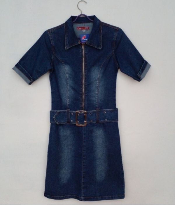 НОВОЕ стильное джинсовые платье! Размер М (44-46)