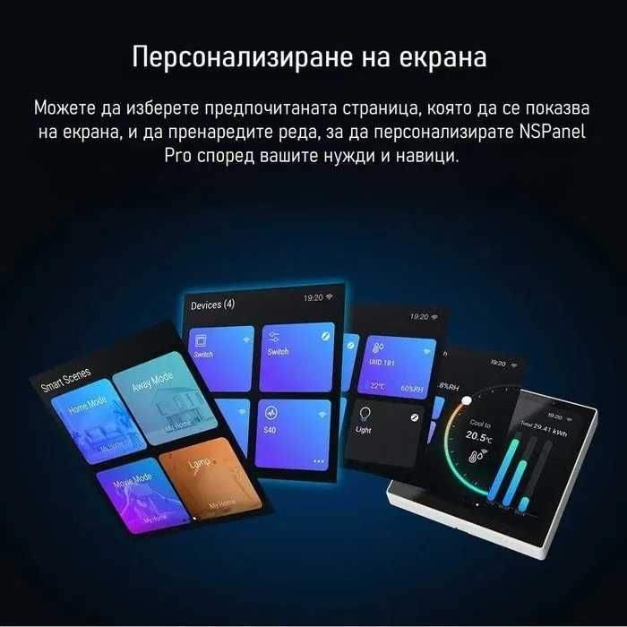 SONOFF NSPanel PRO Смарт панел за централно управление - БЯЛ