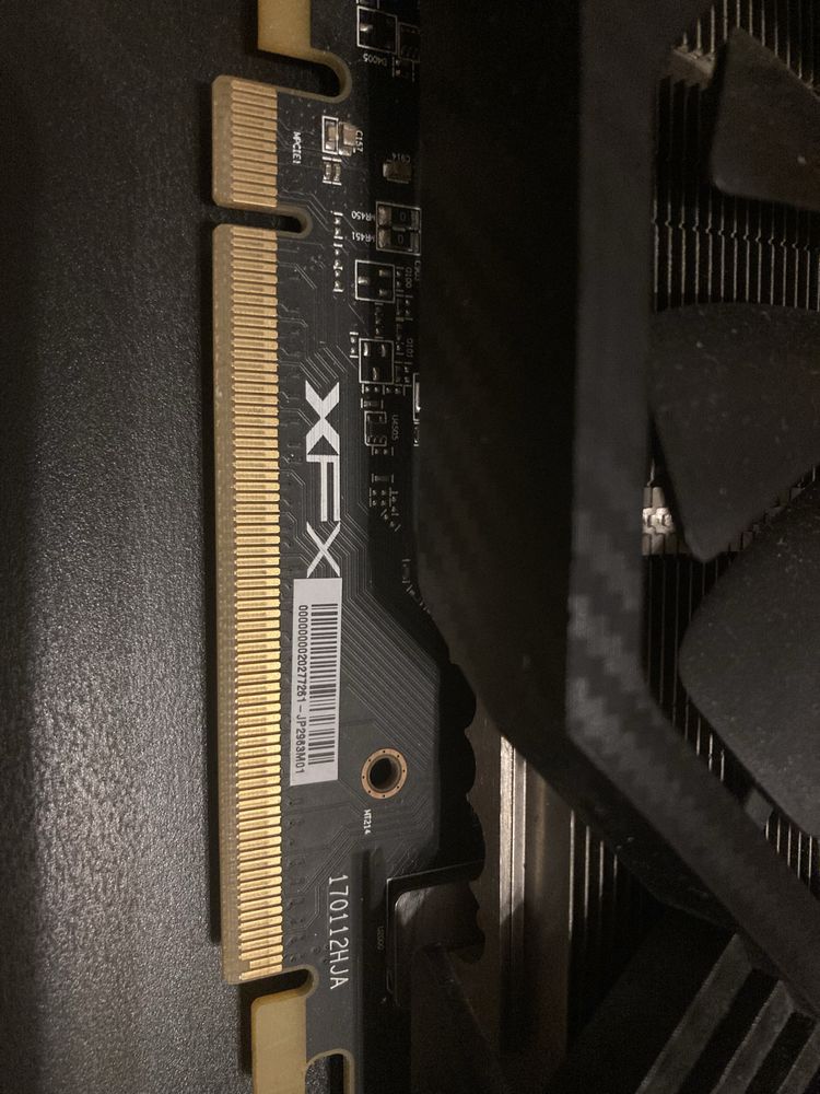 Placa video AMD RX 580 4GB XFX defecta