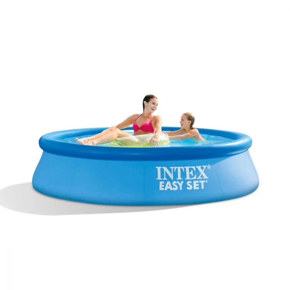 Piscina INTEX inel gonflabil, 244x61 cm,pompa de umflat inclusa