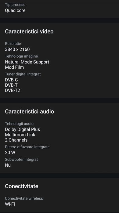 Tv Samsung curbat 139cm