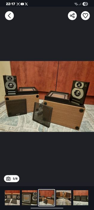 PROBA AV Boxe audio Philips Sound Series 2000 Upgrade 4ohm70w