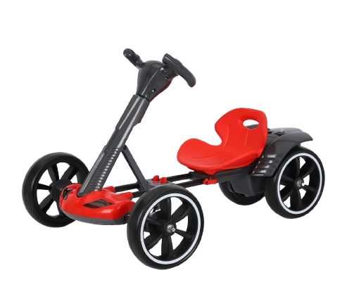 Go Kart electric pentru copii Kinderauto KT-001 45W pliabil RC BT #RED
