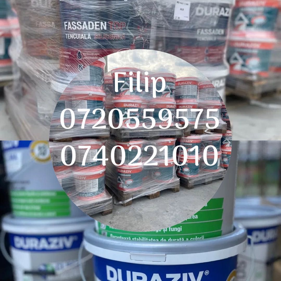 Tencuiala Decorativa cu silicon Duraziv 25kg - Colorare pe loc!